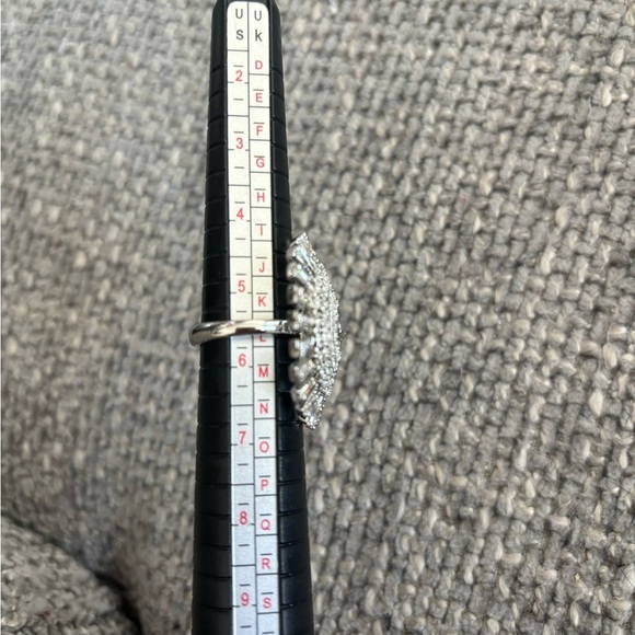 Swarovski Sparkling Dance Dial Up ladies ring rhodium plated 52 brand new ! - Picture 11 of 12